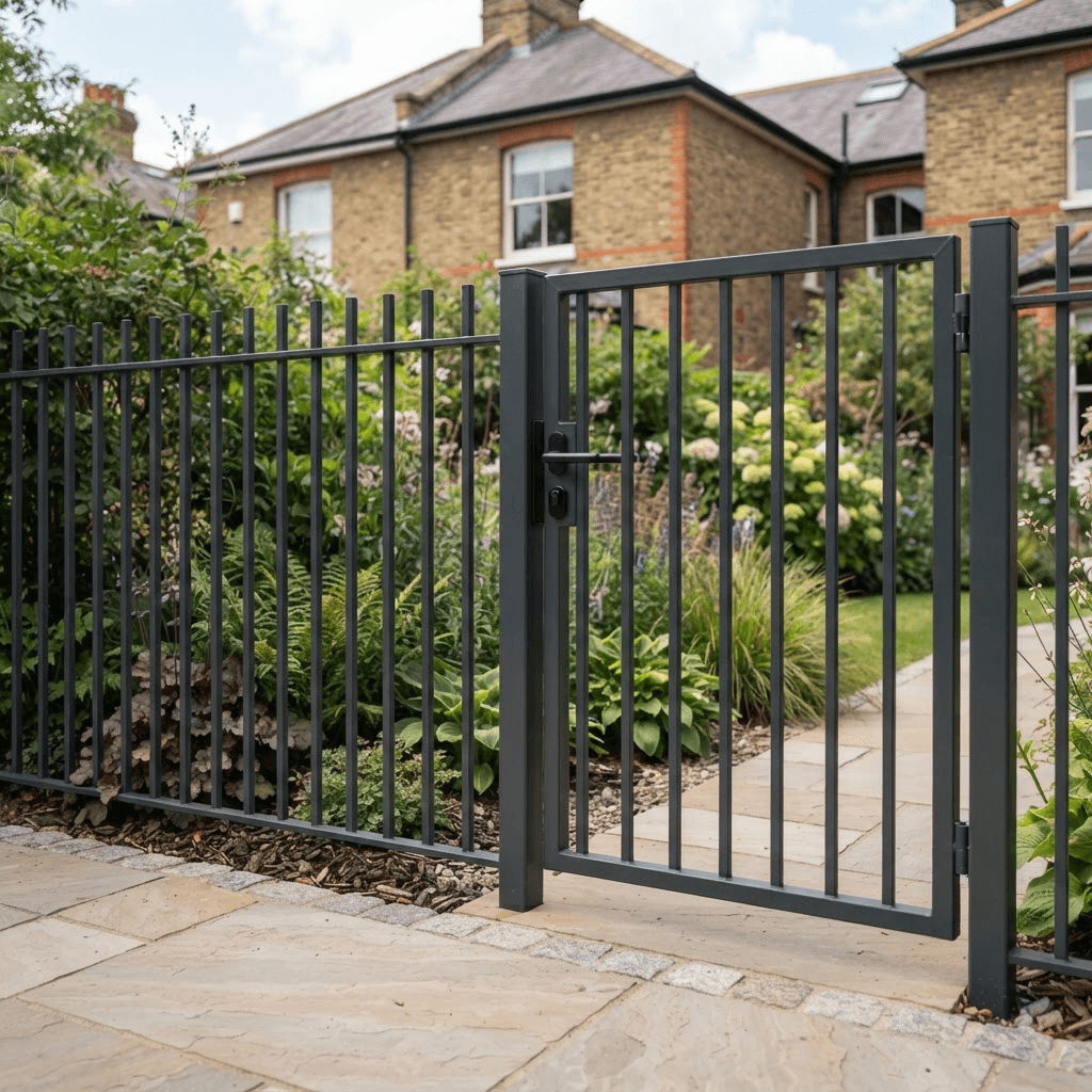 Metal Fencing & Railings texture close-up